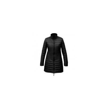 Parka larga HW Minka reversible mujer negro/morado