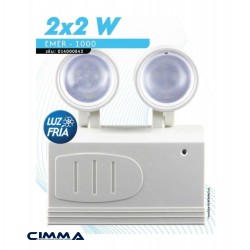 LAMPARA DE EMERGENCIA 2X2W