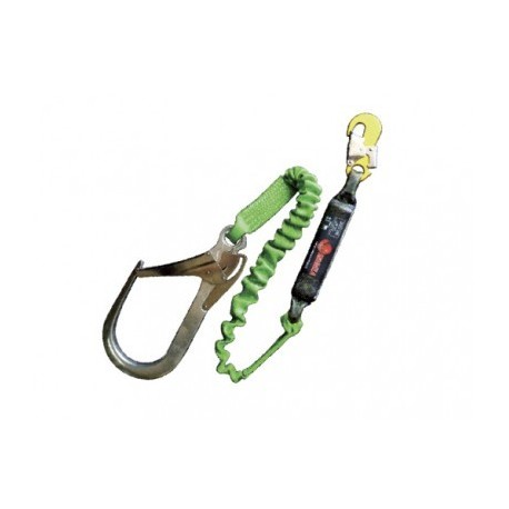 Amortiguador con cabo de vida en Cinta tubular Elasticada Mosqueton Orion + Mosq.107