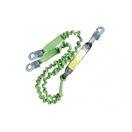 Amortiguador en Y con Cabo de Vida Cinta Tubular Mosquetón 107
