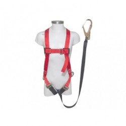 Arnés 3D cabo de vida y absorbedor de impacto incorporado