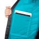 PARKA HW LARGA LLAIMA MUJER NEGROMENTA 2da. SELECCION
