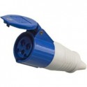 ENCHUFE HEMBRA VOLANTE INDUSTRIAL 2P+T 16 AMP