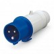 ENCHUFE MACHO VOLANTE INDUSTRIAL 2P+T 16 AMP