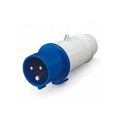 ENCHUFE MACHO VOLANTE INDUSTRIAL 2P+T 16 AMP