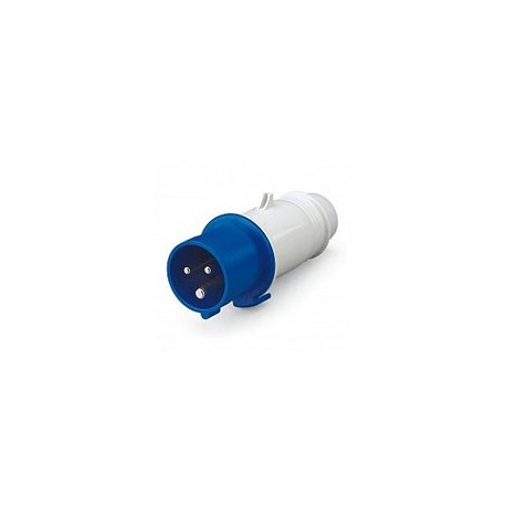 ENCHUFE MACHO VOLANTE INDUSTRIAL 2P+T 16 AMP