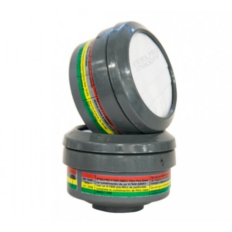 FILTRO STEELPRO V-7800 ABEK1 + PF MULTIGAS Y PARTICULAS