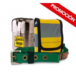 KIT AUTO RESCATADOR SAFE1 + FUNDA PROTECTORA + CINTURON MINERO