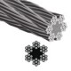 CABLE DE ACERO GALVANIZADO