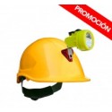 Kit Lámpara Minera KL 3500 + Casco ABS Amarillo C/Portalamparas