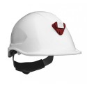 Casco Steelpro MTA con Porta lámparas Blanco