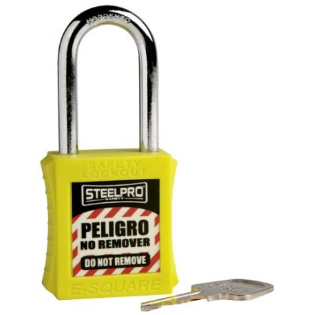 Candado Steelpro X10 amarillo