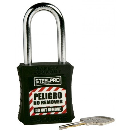 Candado Steelpro X10 negro
